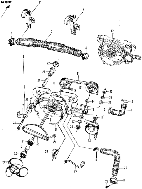 1972 n600 ** 2 DOOR 4MT COOLING FAN diagram 1972 n600 ** 2 DOOR 4MT COOLING FAN diagram