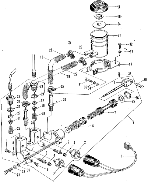 1972 z600 ** 2 DOOR 4MT MASTER CYLINDER diagram 1972 z600 ** 2 DOOR 4MT MASTER CYLINDER diagram