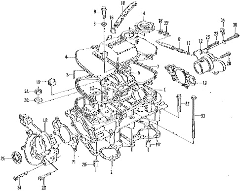 1972 z600 ** 2 DOOR 4MT CAMSHAFT HOUSING diagram 1972 z600 ** 2 DOOR 4MT CAMSHAFT HOUSING diagram