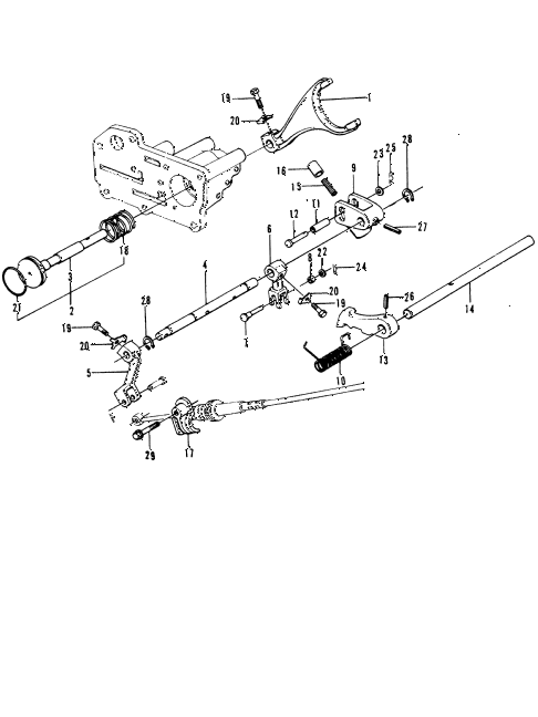 1974 civic **(1200) 2 DOOR HMT HMT SHIFT LEVER SHAFT diagram 1974 civic **(1200) 2 DOOR HMT HMT SHIFT LEVER SHAFT diagram