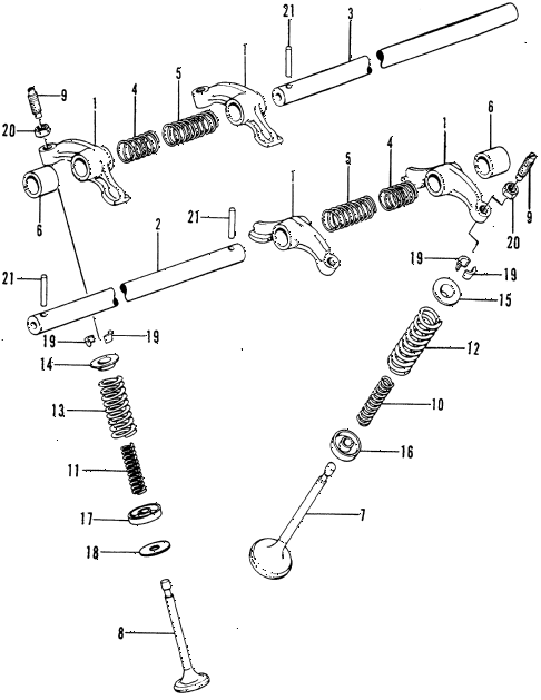 1976 civic **(1200) 3 DOOR 4MT VALVE - ROCKER ARM ( 1976 civic **(1200) 3 DOOR 4MT VALVE - ROCKER ARM (