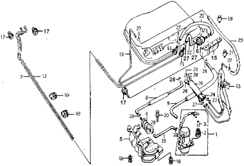 1978 accord LX 3 DOOR HMT FUEL PUMP - FUEL STRAINER ( 1978 accord LX 3 DOOR HMT FUEL PUMP - FUEL STRAINER (