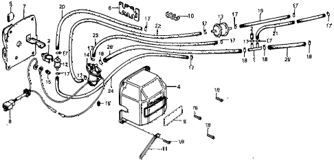1978 accord STD 3 DOOR HMT CONTROL BOX - VALVE (KA) ( 1978 accord STD 3 DOOR HMT CONTROL BOX - VALVE (KA) (