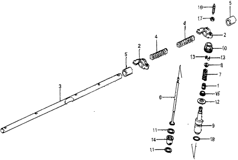 1977 accord STD 3 DOOR 5MT C VALVE diagram 1977 accord STD 3 DOOR 5MT C VALVE diagram