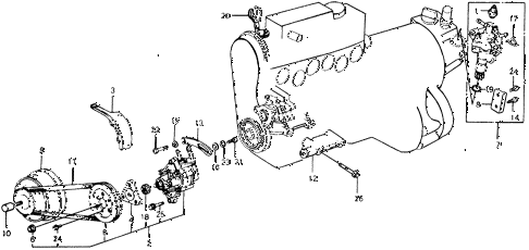 1978 accord LX 3 DOOR HMT P.S. PUMP - SPEED SENSOR diagram 1978 accord LX 3 DOOR HMT P.S. PUMP - SPEED SENSOR diagram