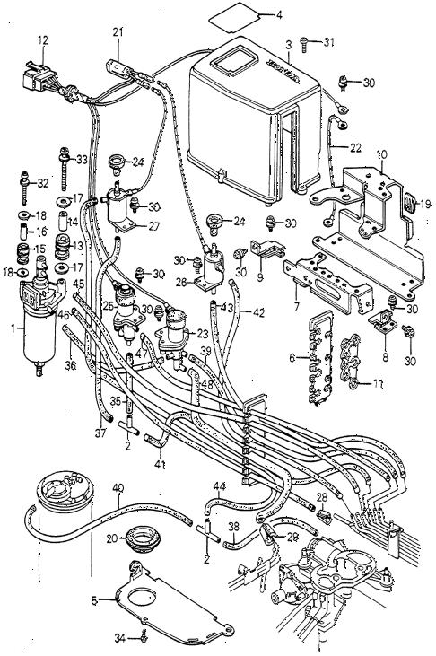 1981 prelude ** 2 DOOR HMT HMT CONTROL BOX - TUBE (1) ( 1981 prelude ** 2 DOOR HMT HMT CONTROL BOX - TUBE (1) (