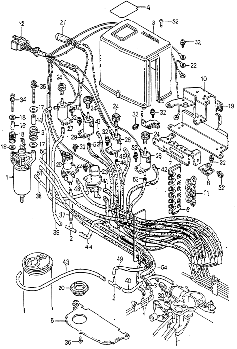 1981 prelude ** 2 DOOR 5MT 5MT CONTROL BOX - TUBE (1) ( 1981 prelude ** 2 DOOR 5MT 5MT CONTROL BOX - TUBE (1) (