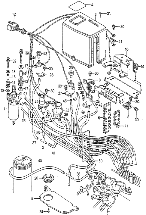1981 prelude ** 2 DOOR HMT HMT CONTROL BOX - TUBE (1) ( 1981 prelude ** 2 DOOR HMT HMT CONTROL BOX - TUBE (1) (
