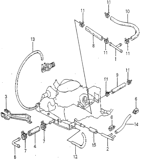 1980 prelude ** 2 DOOR HMT FUEL TUBING (3) diagram 1980 prelude ** 2 DOOR HMT FUEL TUBING (3) diagram
