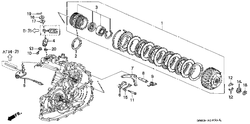 1998 civic HX 2 DOOR CVT CVT STARTING CLUTCH diagram 1998 civic HX 2 DOOR CVT CVT STARTING CLUTCH diagram