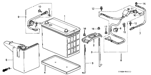 1998 civic HX 2 DOOR CVT BATTERY diagram 1998 civic HX 2 DOOR CVT BATTERY diagram