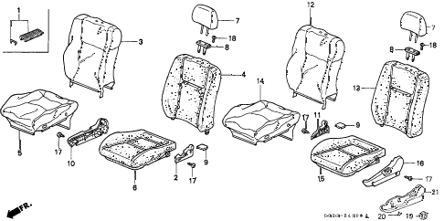 1999 Honda civic parts catalog #4