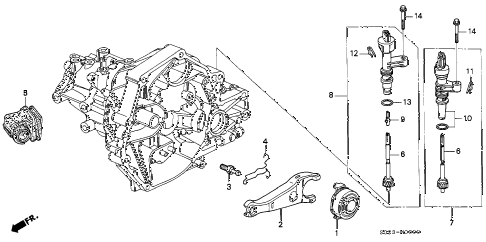 2000 civic HX 2 DOOR 5MT MT CLUTCH RELEASE (SOHC) diagram 2000 civic HX 2 DOOR 5MT MT CLUTCH RELEASE (SOHC) diagram