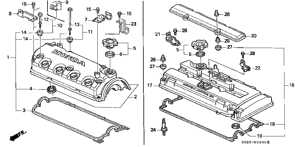 1997 Honda civic parts catalog #4