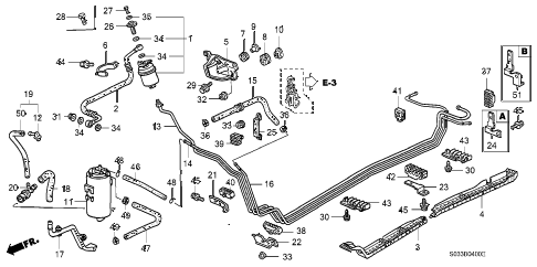 1997 civic DX 3 DOOR 5MT FUEL PIPE (1) diagram 1997 civic DX 3 DOOR 5MT FUEL PIPE (1) diagram