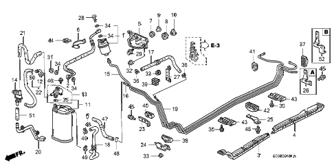 1998 civic CX 3 DOOR 5MT FUEL PIPE (2) diagram 1998 civic CX 3 DOOR 5MT FUEL PIPE (2) diagram