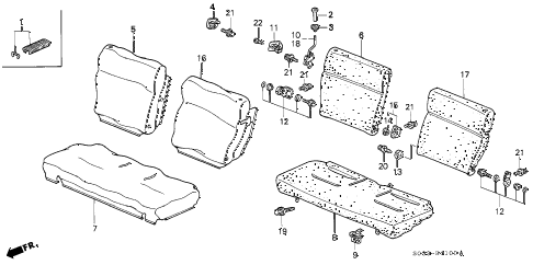 1999 Honda civic parts catalog #3