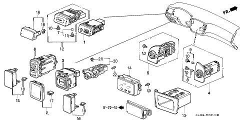1996 civic LX 4 DOOR 5MT SWITCH diagram 1996 civic LX 4 DOOR 5MT SWITCH diagram