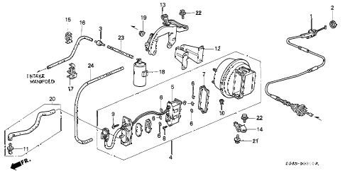 1997 civic LX(A/C) 4 DOOR 5MT AUTO CRUISE diagram 1997 civic LX(A/C) 4 DOOR 5MT AUTO CRUISE diagram