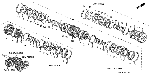 2000 civic DX-V 4 DOOR 4AT AT CLUTCH (HAM - HCM) diagram 2000 civic DX-V 4 DOOR 4AT AT CLUTCH (HAM - HCM) diagram