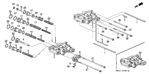 1999 civic GX 4 DOOR 4AT AT SERVO BODY diagram 1999 civic GX 4 DOOR 4AT AT SERVO BODY diagram