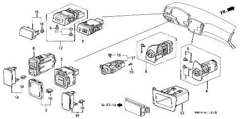 1999 civic LX 4 DOOR 5MT SWITCH diagram 1999 civic LX 4 DOOR 5MT SWITCH diagram