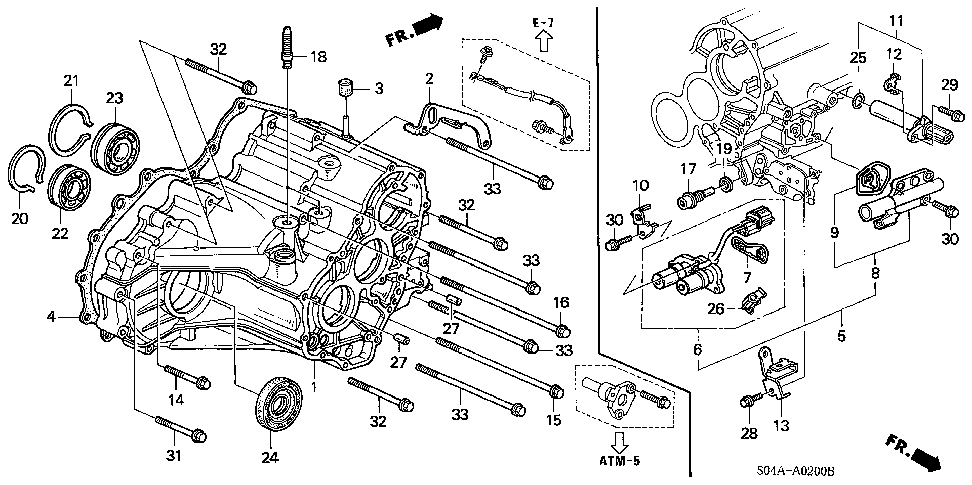 Honda transmission schematics #2