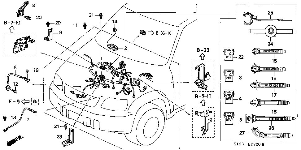 1999 Honda crv parts catalog #5