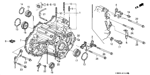 1998 Honda prelude transmission removal #5