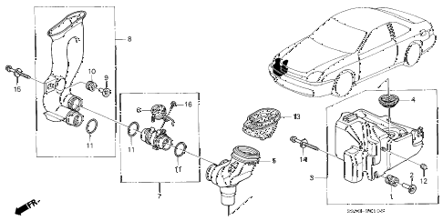2001 prelude BASE 2 DOOR 4AT RESONATOR CHAMBER diagram 2001 prelude BASE 2 DOOR 4AT RESONATOR CHAMBER diagram