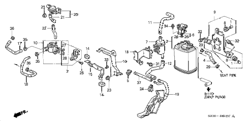 2000 prelude BASE 2 DOOR 4AT CANISTER (3) diagram 2000 prelude BASE 2 DOOR 4AT CANISTER (3) diagram