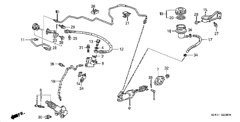 88 Honda prelude clutch master cylinder #3