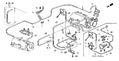 2001 prelude TYPESH 2 DOOR 5MT INSTALL PIPE - TUBING diagram 2001 prelude TYPESH 2 DOOR 5MT INSTALL PIPE - TUBING diagram