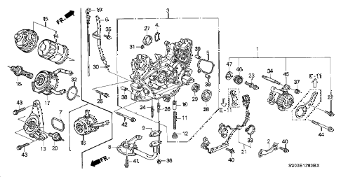 2001 prelude BASE 2 DOOR 5MT OIL PUMP - OIL STRAINER diagram 2001 prelude BASE 2 DOOR 5MT OIL PUMP - OIL STRAINER diagram