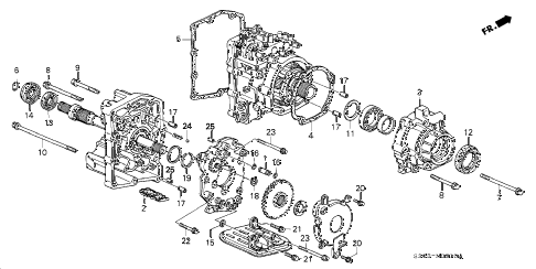 2000 prelude TYPESH 2 DOOR 5MT ATTS UNIT COMPONENTS diagram 2000 prelude TYPESH 2 DOOR 5MT ATTS UNIT COMPONENTS diagram