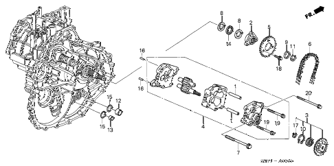 2001 insight DX 3 DOOR CVT OIL PUMP diagram 2001 insight DX 3 DOOR CVT OIL PUMP diagram