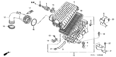 2000 insight DX 3 DOOR 5MT AIR CLEANER diagram 2000 insight DX 3 DOOR 5MT AIR CLEANER diagram