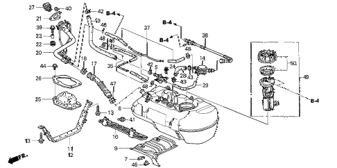 2000 insight DX 3 DOOR 5MT FUEL TANK diagram 2000 insight DX 3 DOOR 5MT FUEL TANK diagram