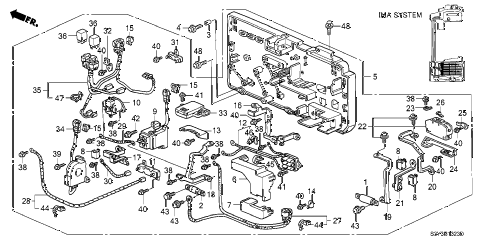 2003 insight DX(A/C) 3 DOOR 5MT IMA MAIN SWITCH - JUNCTION BOARD diagram 2003 insight DX(A/C) 3 DOOR 5MT IMA MAIN SWITCH - JUNCTION BOARD diagram
