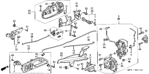 2002 insight DX 3 DOOR 5MT DOOR LOCKS diagram 2002 insight DX 3 DOOR 5MT DOOR LOCKS diagram