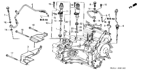 2002 civic LX 4 DOOR 4AT AT ATF PIPE - SPEEDOMETER GEAR diagram 2002 civic LX 4 DOOR 4AT AT ATF PIPE - SPEEDOMETER GEAR diagram