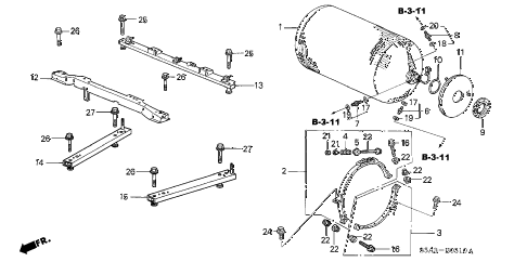 2002 civic GX(SIDE SRS) 4 DOOR CVT FUEL TANK (CNG) diagram 2002 civic GX(SIDE SRS) 4 DOOR CVT FUEL TANK (CNG) diagram