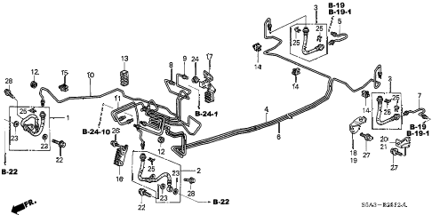 2003 civic GX(SIDE SRS) 4 DOOR CVT BRAKE LINES (ABS) (3) diagram 2003 civic GX(SIDE SRS) 4 DOOR CVT BRAKE LINES (ABS) (3) diagram