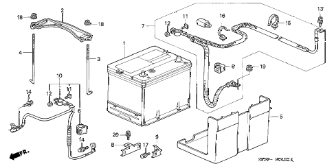 2002 accord LX(UL) 2 DOOR 4AT BATTERY diagram 2002 accord LX(UL) 2 DOOR 4AT BATTERY diagram