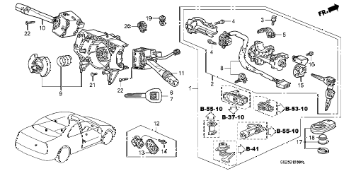 1998 accord LX 2 DOOR 4AT COMBINATION SWITCH diagram 1998 accord LX 2 DOOR 4AT COMBINATION SWITCH diagram