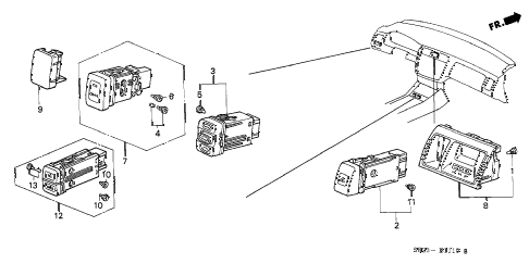1998 accord EX 2 DOOR 5MT SWITCH diagram 1998 accord EX 2 DOOR 5MT SWITCH diagram