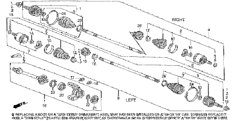 2000 accord LX 2 DOOR 5MT DRIVESHAFT (L4) (3) diagram 2000 accord LX 2 DOOR 5MT DRIVESHAFT (L4) (3) diagram