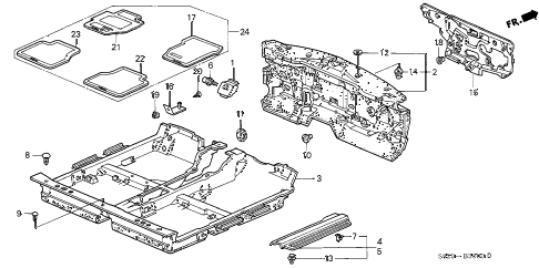 2000 accord EX 2 DOOR 4AT FLOOR MAT diagram 2000 accord EX 2 DOOR 4AT FLOOR MAT diagram