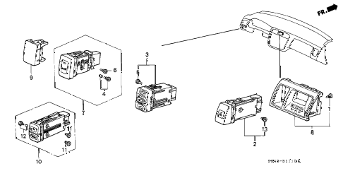 1998 accord DX 4 DOOR 4AT SWITCH diagram 1998 accord DX 4 DOOR 4AT SWITCH diagram