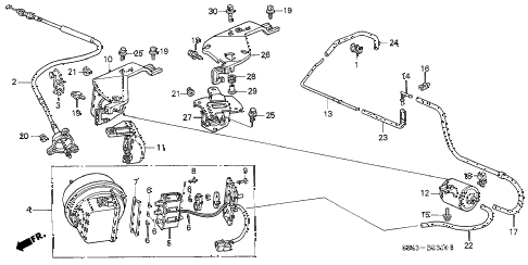1998 accord EXL(LEATHER) 4 DOOR 5MT AUTO CRUISE (1) diagram 1998 accord EXL(LEATHER) 4 DOOR 5MT AUTO CRUISE (1) diagram
